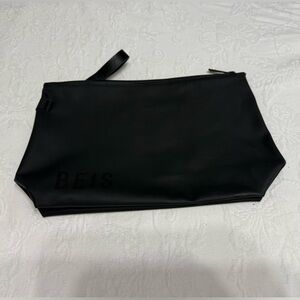 BEIS Wipeable Waterproof Black Pouch